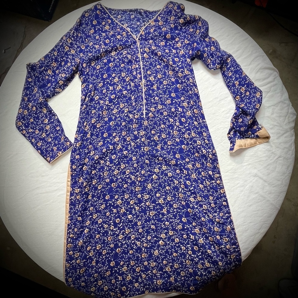 Rayon Long Sleeve Lightweight Midi Dress